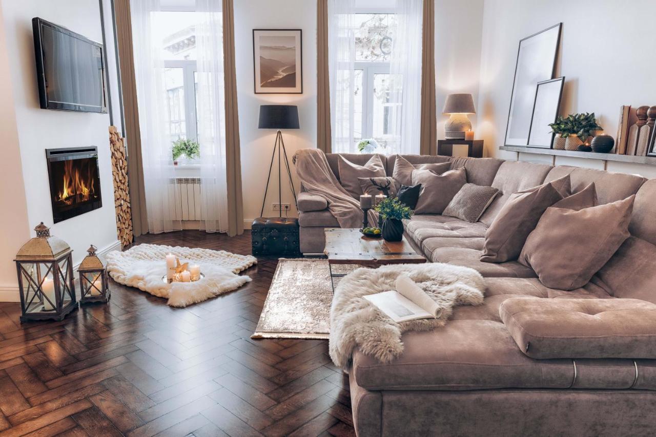 Scandinavian Style Of Lux Apartments In 리비프 외부 사진
